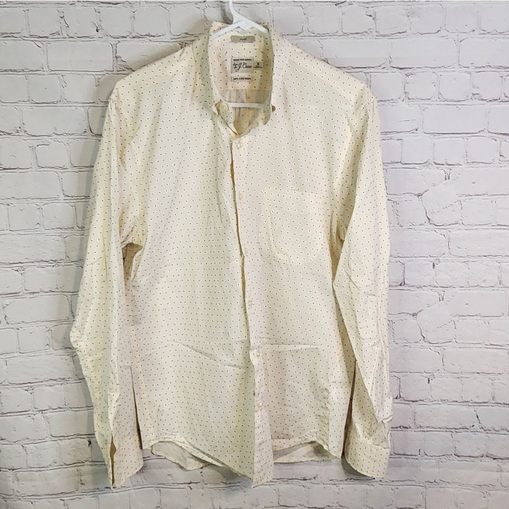 Men's J. Crew 100's 2 Ply "Slim" longsleeve button-down shirt, size Medium